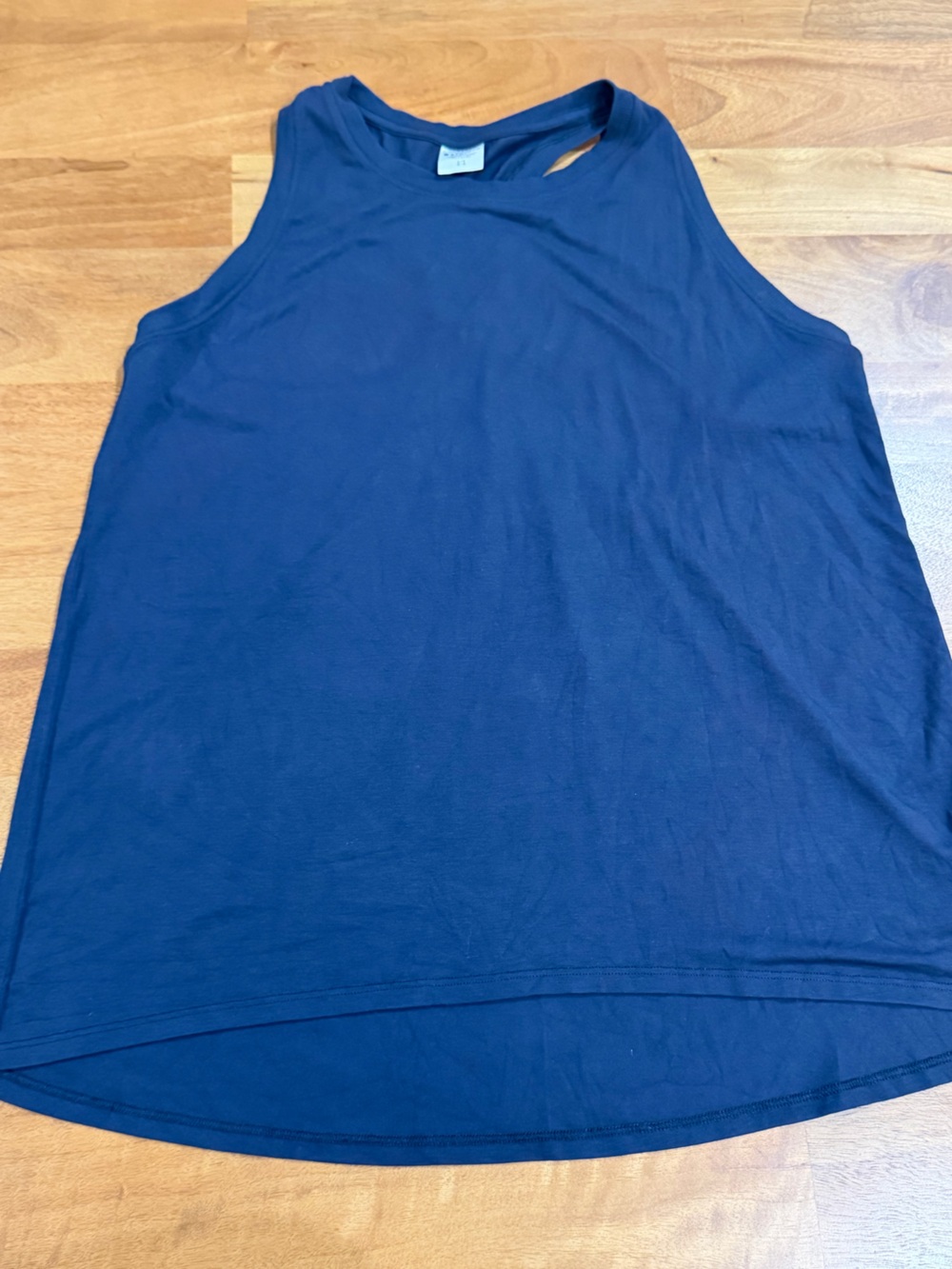 Athleta Deep Navy Racerback Performance Tank Size Large